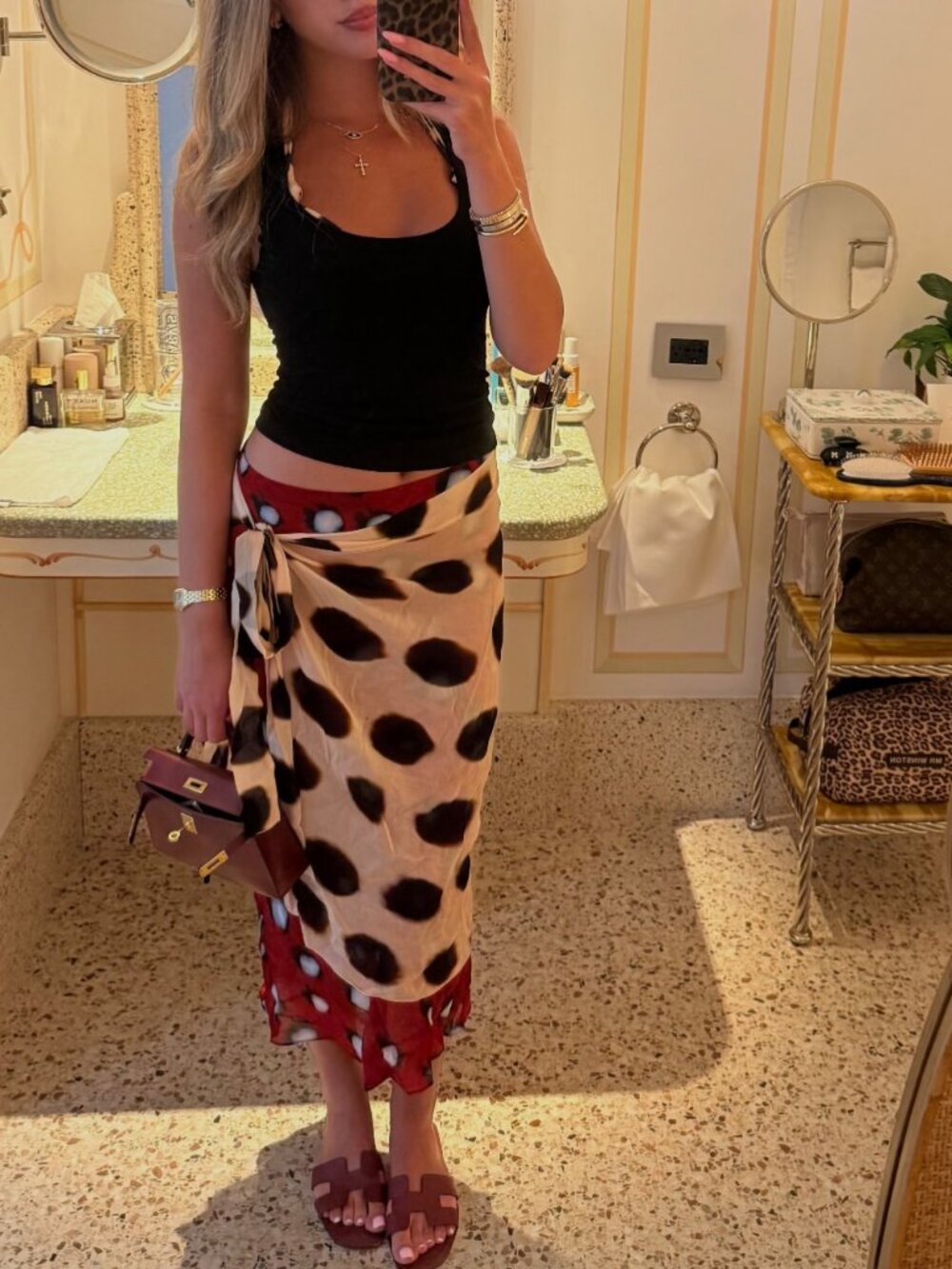 Rat and boa Rheta skirt